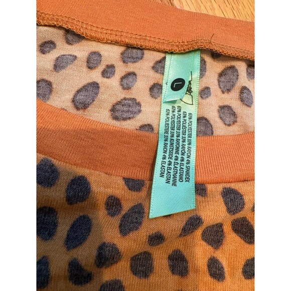 Honeydew Intimates Women's Star Seeker Lounge Set, Pumpkin Spice Cheetah Large - Picture 3 of 7